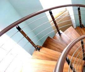 Лестница круговая металлическая - модель 4