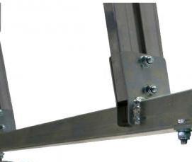 Лестница платформа алюминиевая - модель 2