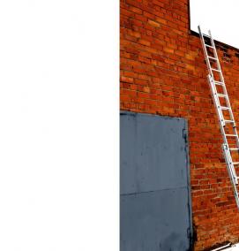 Лестница раскладная трехсекционная алюминиевая - модель 3