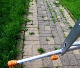 Лестница стремянка алюминиевая с площадкой - вариант 1