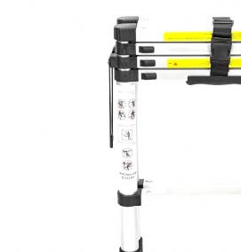 Лестница стремянка телескопическая алюминиевая - тип 3