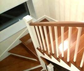 Лестница забежная деревянная - модель 3