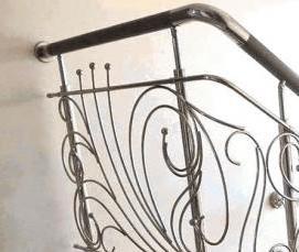 Лестничные марши из нержавеющей стали - модель 1