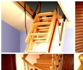 Лестничный марш в частном доме - модель 4