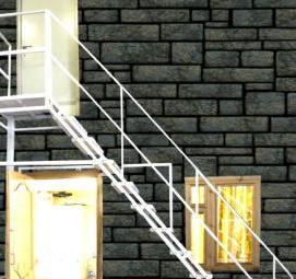 Лестницы для обслуживания оборудования - модель 3