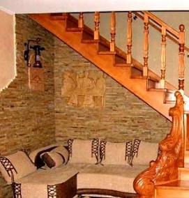 Лестницы из дуба на заказ - модель 3