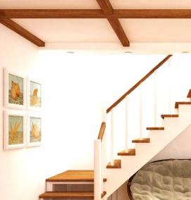 Лестницы из дуба на заказ - модель 2