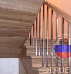 Лестницы из ясеня на заказ - тип 4