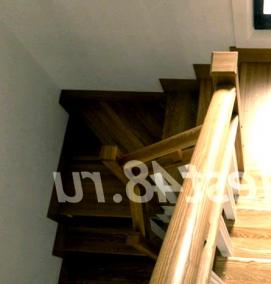 Лестницы из ясеня на заказ - тип 3