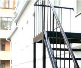 Лестницы наклонные металлические - тип 4