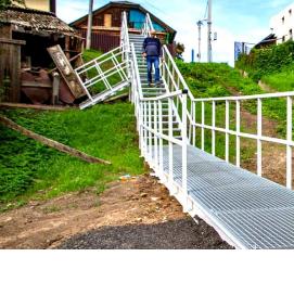 Лестницы переносные алюминиевые - тип 2