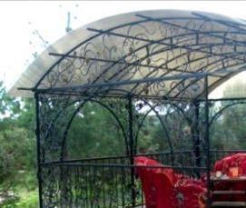 Летние беседки из металла - вариант 4