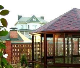 Летние беседки из поликарбоната - тип 3