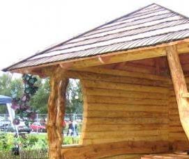 Летние беседки простые - тип 4