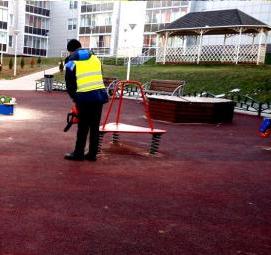 Летняя уборка территории - тип 4