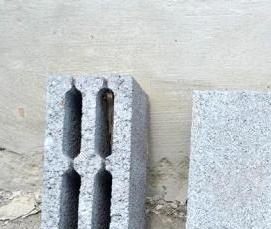 Лицевые керамзитобетонные блоки - модель 1