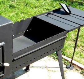 Лист металлический для мангала - вариант 4