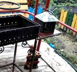 Лист металлический для мангала - вариант 2