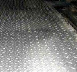 Лист рифленый стальной 5 мм - тип 1