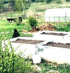 Листы шифера для грядок - модель 2