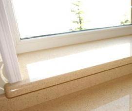 Литые подоконники из искусственного камня - модель 1