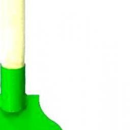 Лопата снеговая большая - модель 2