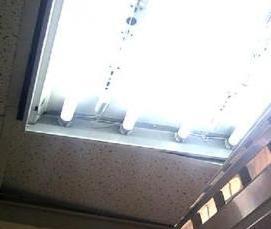 Люминесцентный подвесной потолок - тип 1