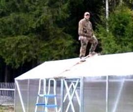 Маленькая переносная теплица - тип 2