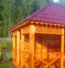 Маленькие деревянные беседки - вариант 2