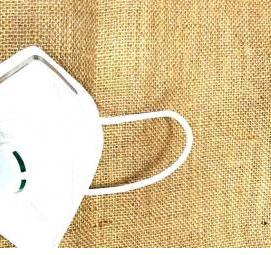 Маска респиратор с очками - вариант 1