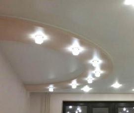 Матовое полотно натяжного потолка - модель 3