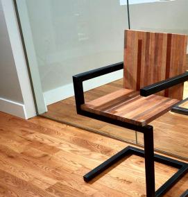 Мебель из металла и дерева на заказ - вариант 2