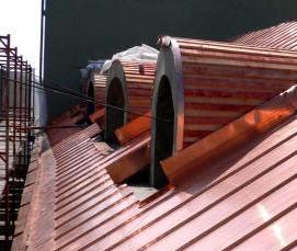 Медные перила - тип 2