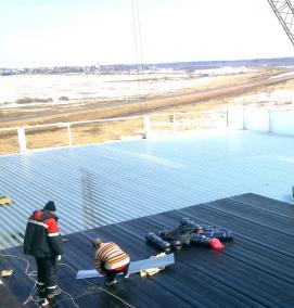 Мембранная кровля - модель 2