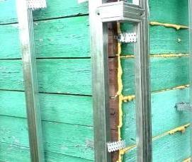 Металлическая обрешетка - вариант 1