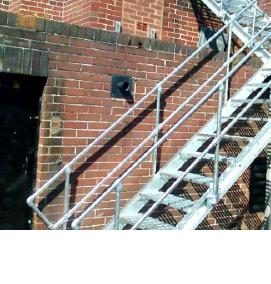 Металлическая пожарная лестница - тип 1