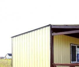 Металлические бытовки для дачи - вариант 3