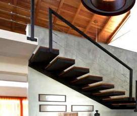 Металлические лестницы «лофт» - модель 4