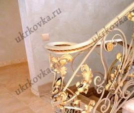 Металлические лестницы полувинтовые - вариант 2