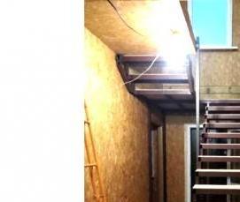 Металлические лестницы с площадкой - тип 1