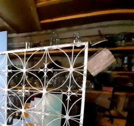 Металлические решетки на окна для дачи - модель 4