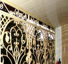 Металлические решетки на окна для дачи - модель 2