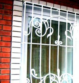 Металлические решетки на окна - модель 3