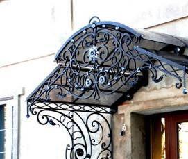 Металлические решетки с художественной ковкой - модель 2