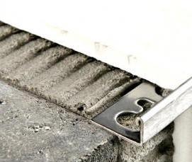 Металлические уголки для кафельной плитки - вариант 4