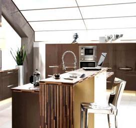 Металлический фартук для кухни - модель 2