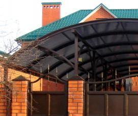 Из профнастила - вариант 4