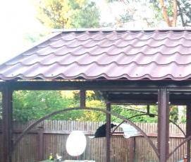 Из профнастила - вариант 3