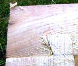 Металлический уголок для крепления бруса - модель 3