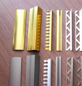 Металлический уголок для плитки - модель 4